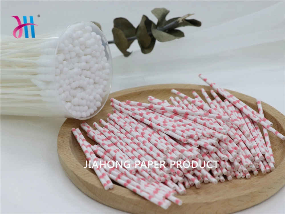 Printed Pattern Paper Sticks For Cotton Swabs 2.45*73mm