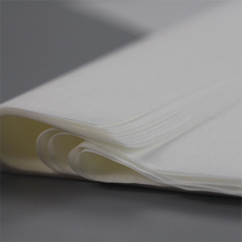 0609 Cleanroom Nonwoven Paper 9*9 inch Polyester Woodpulp Wipes