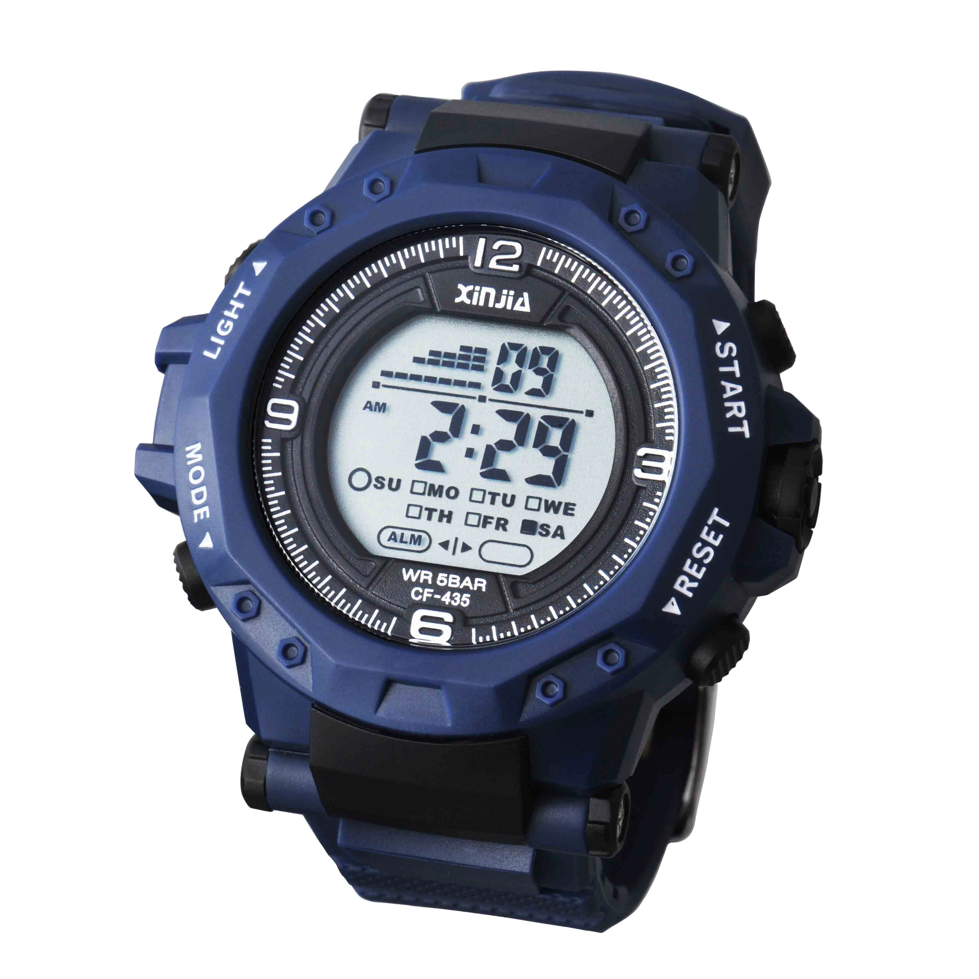 Minimal Mens Waterproof Digital Wristwatch