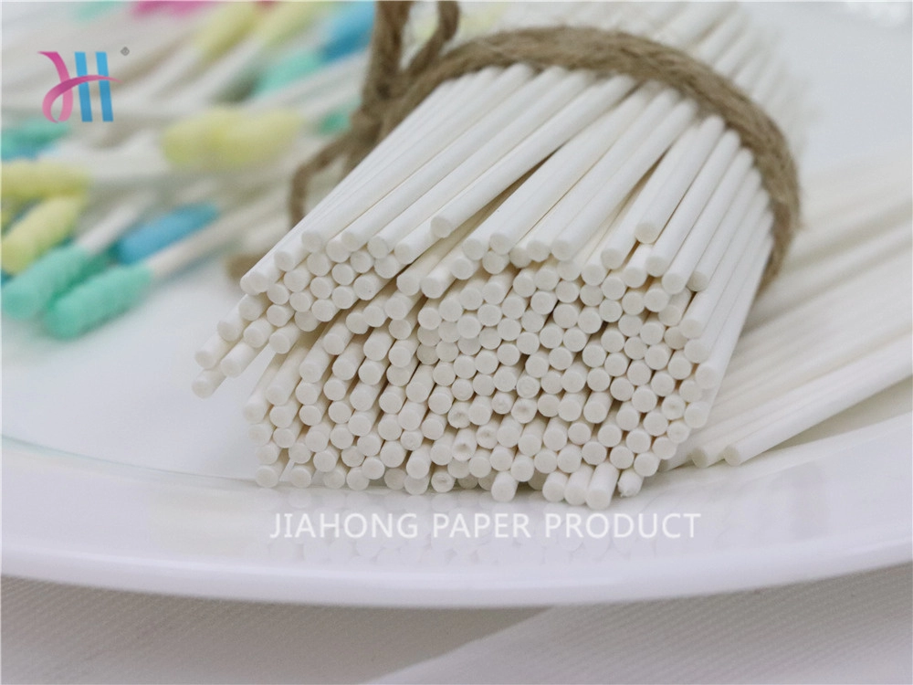 Disposable Biodegradable Safe Cotton Swabs Paper Sticks 2.4*70mm