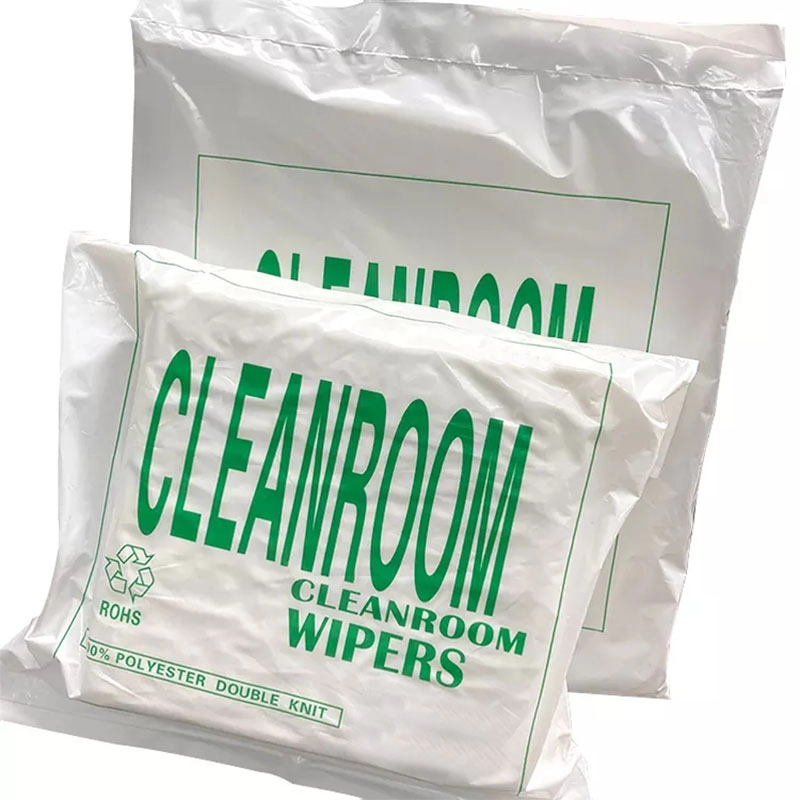 100% Polyester cleanroom wiper for electronic industry LCD Camera Clean