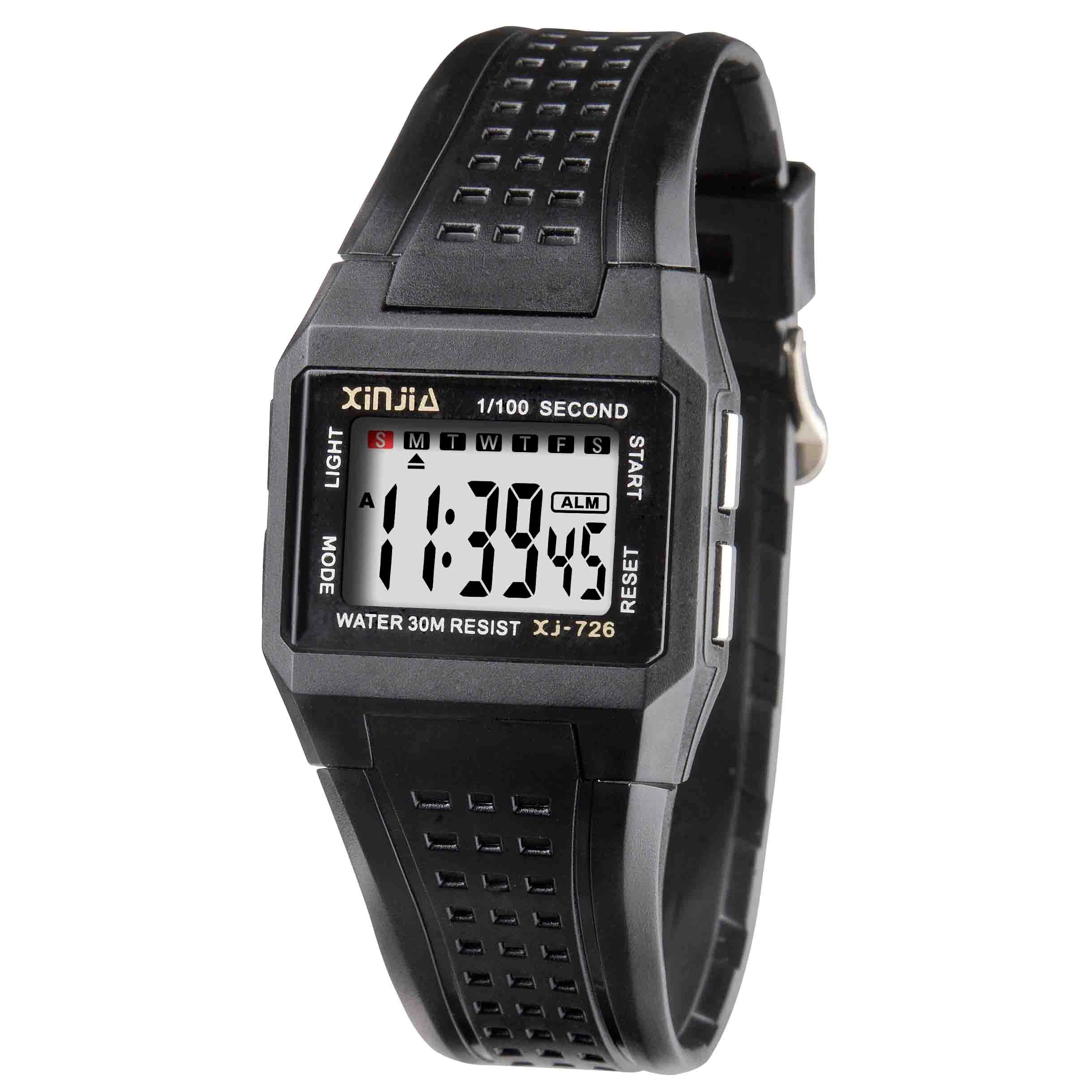 Small Square Child Digital Water Resistant Wrist Watch