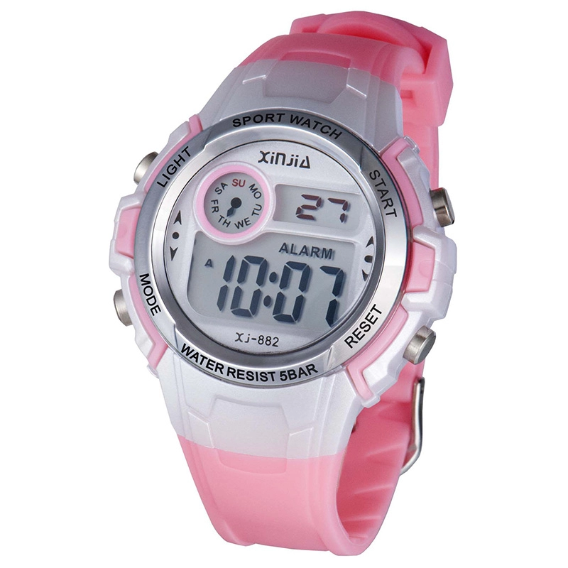 Kids Alarm Digital Water Resistant  Wrist Watch