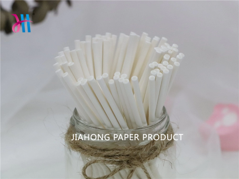 Food grade environmental white flag paper sticks 3.0*100mm