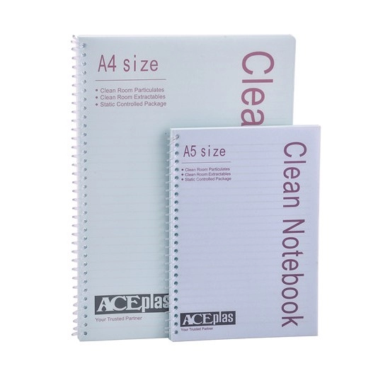 Lint Free Spiral-bound ESD Cleanroom Notebook Without Dust