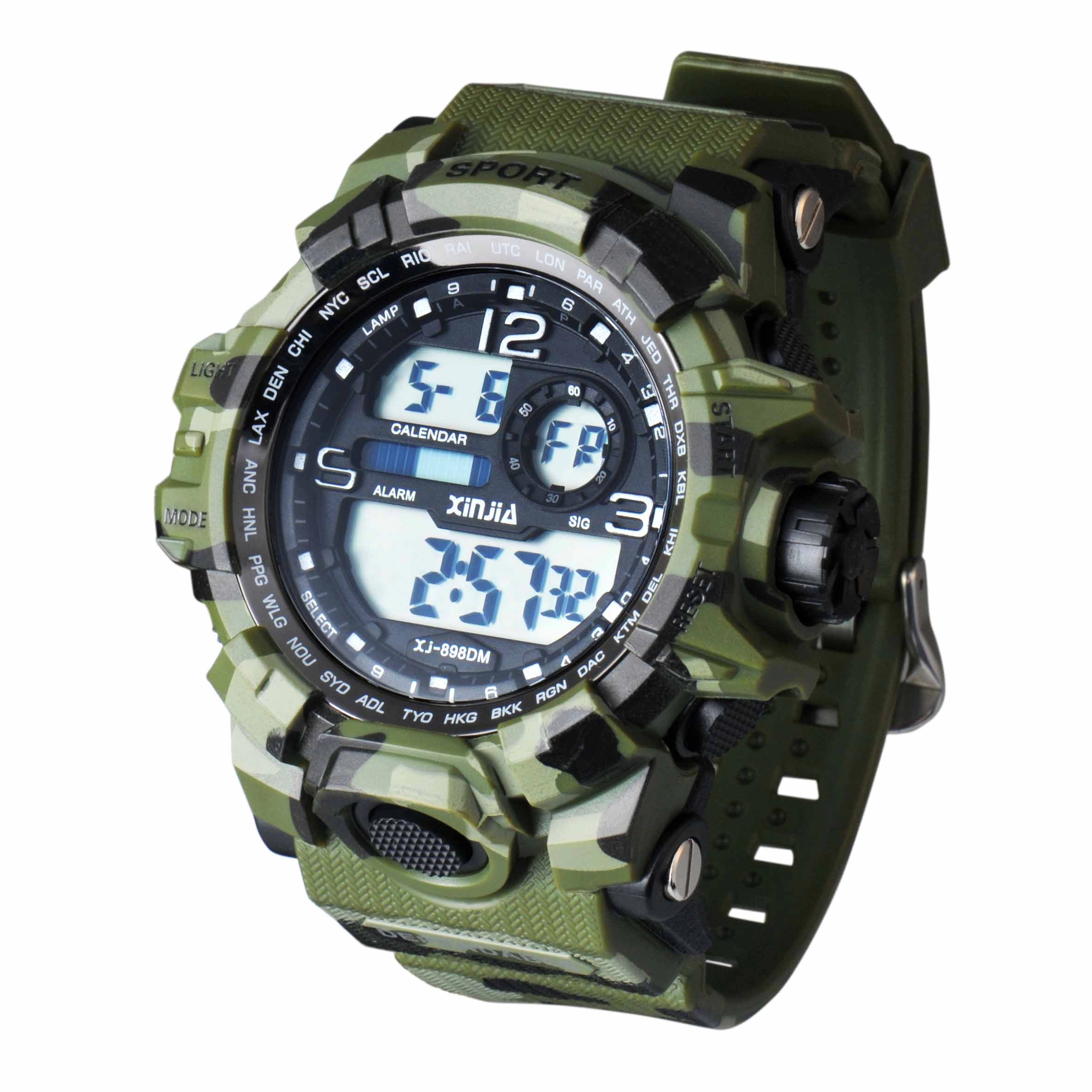 Promotional Military Style Mens Waterproof Digital Wrist Watch