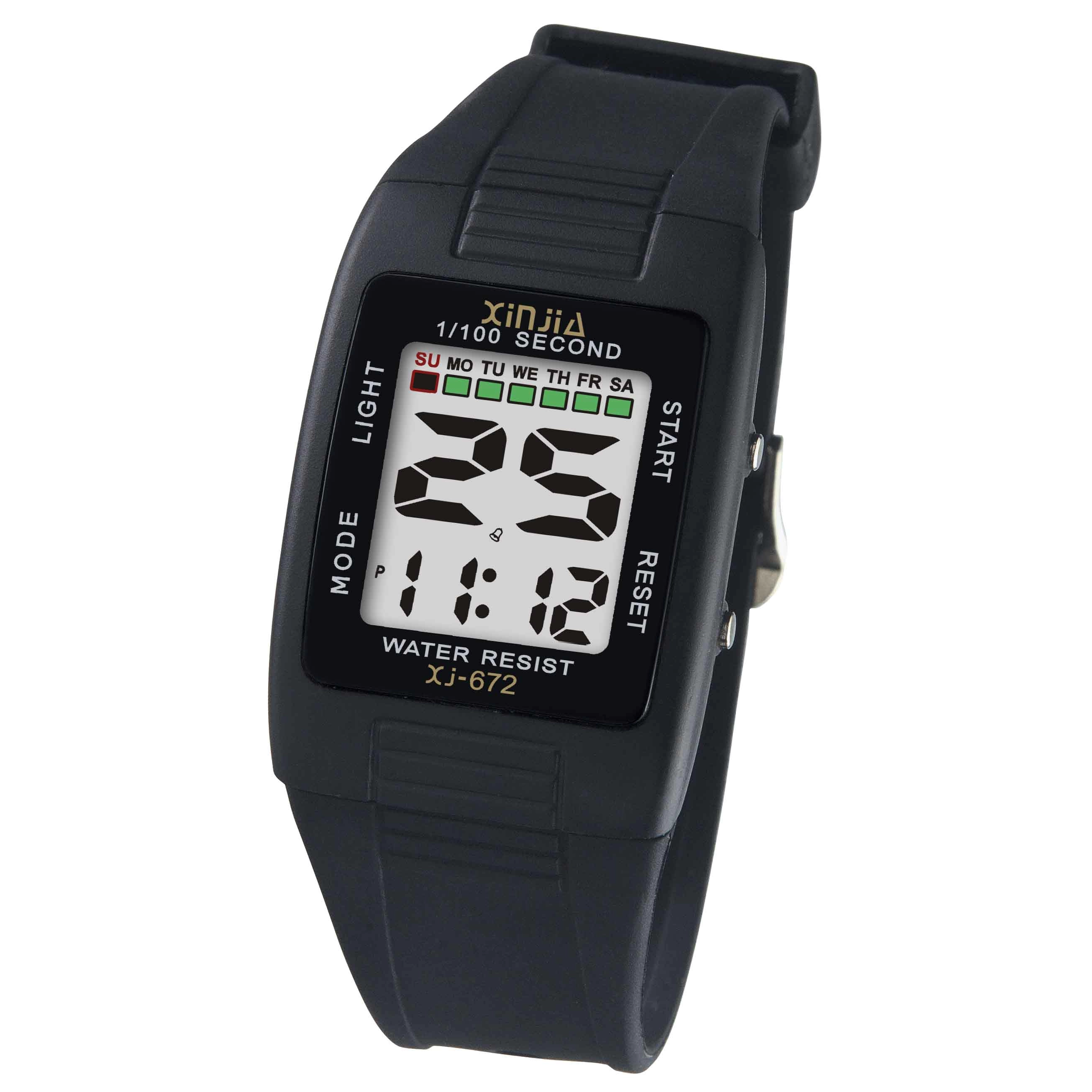 Xinjia Square Digital Water Resistant Wrist Watch