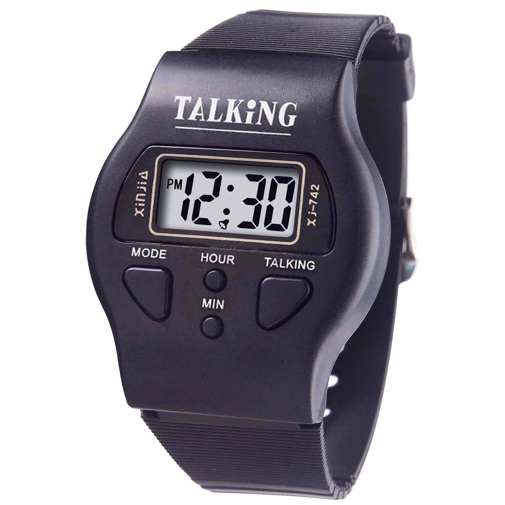 Special Black Talking Blind Wrist Watch