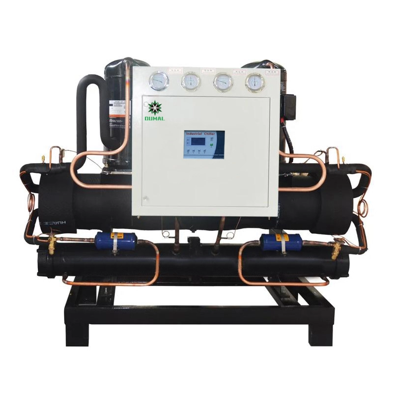 Scroll compressor water cooled chiller open type