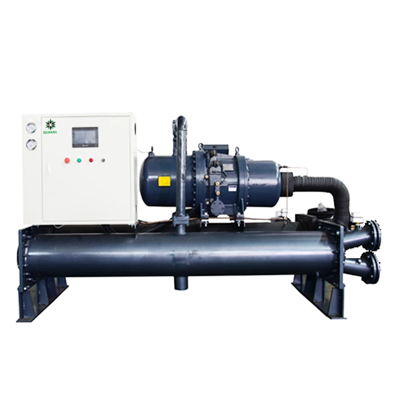 60 Ton water cooled screw chiller for extruder process
