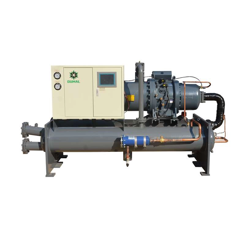 100 Ton screw type compressor water cooled chiller
