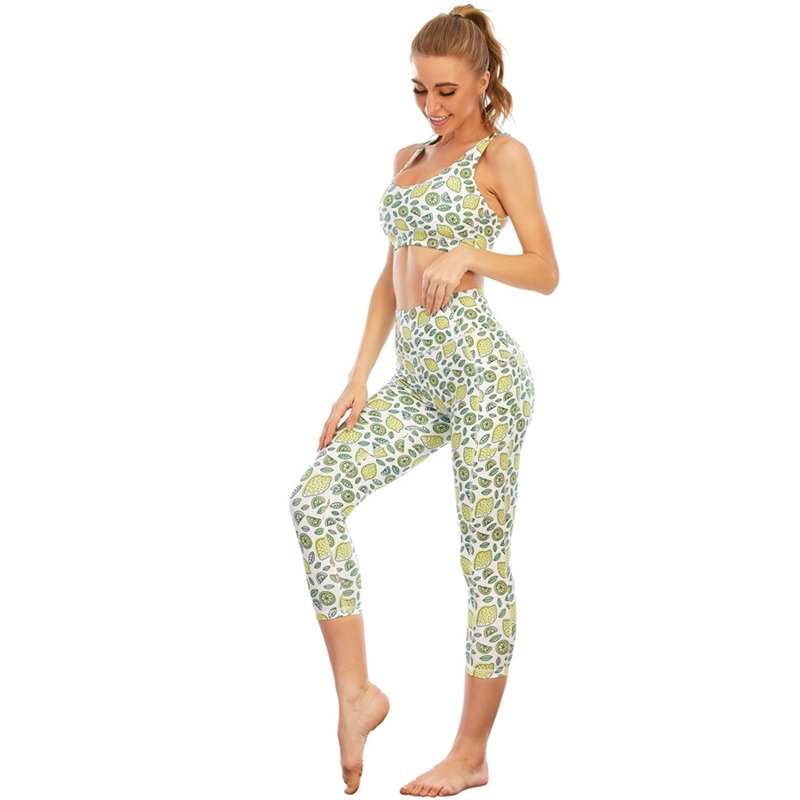 Yoga Suit Spring Simple And Fresh Set