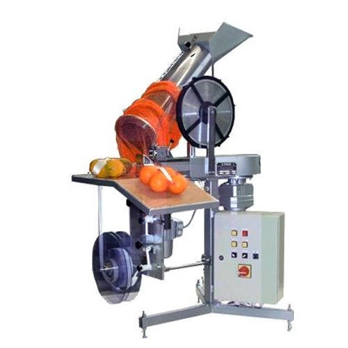 High Speed Automatic Apple Orange Fruit and Vegetable Potato Garlic Onion Mesh Net Bag Packaging Machine