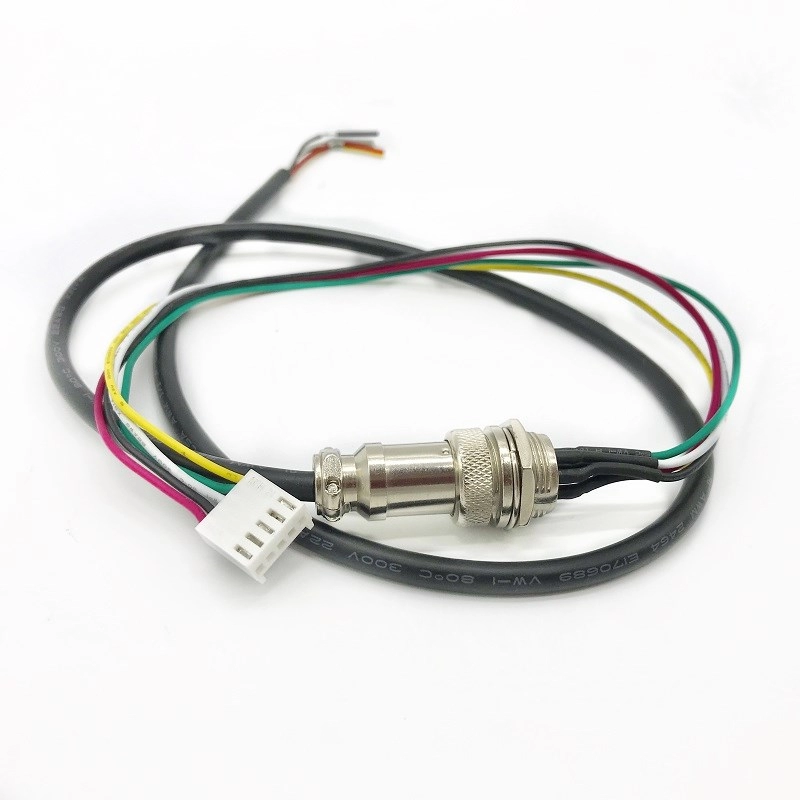 UL Cable Assembly GX16 Aviation Plug 5 pin Connector