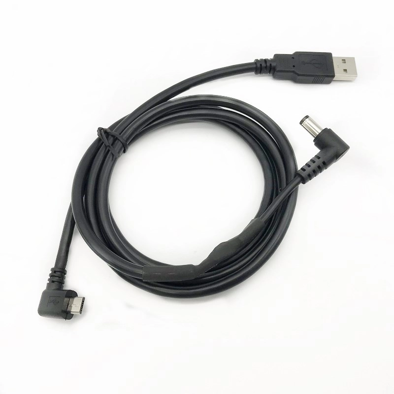 Splitter Cable USB 2.0 To Micro USB and DC 5.5*2.1 mm