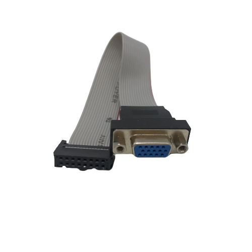 VGA HD15 Female To IDC Connector Ribbon Cable