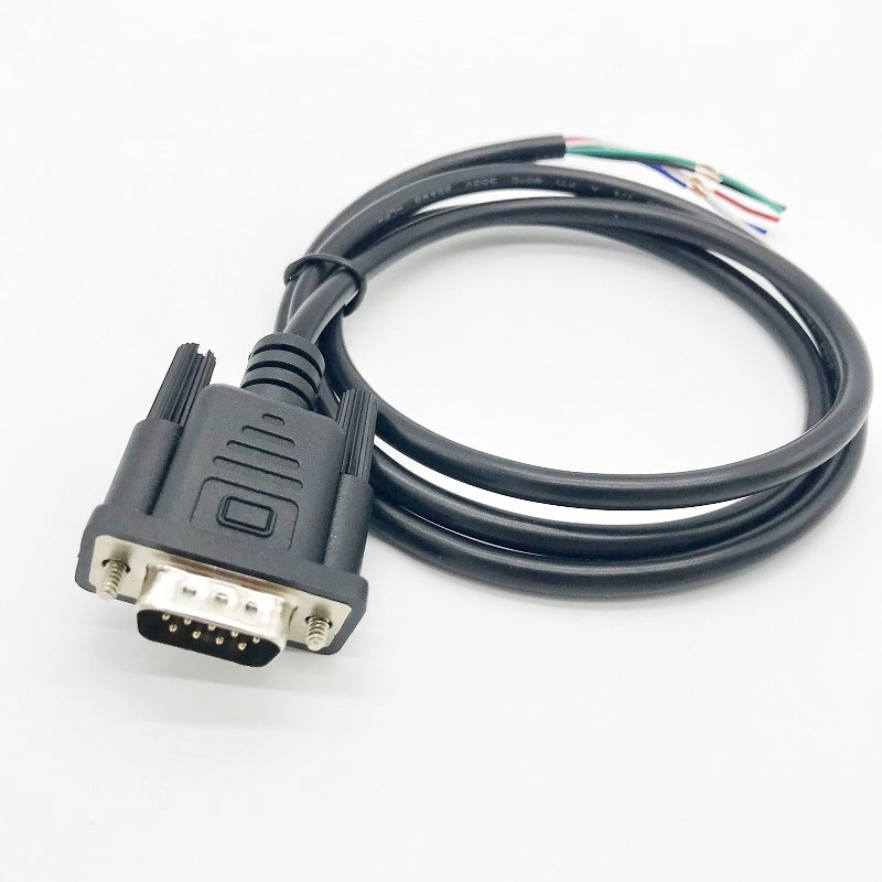 UL 2464 24AWG Injection Molded Male DB9  Cables