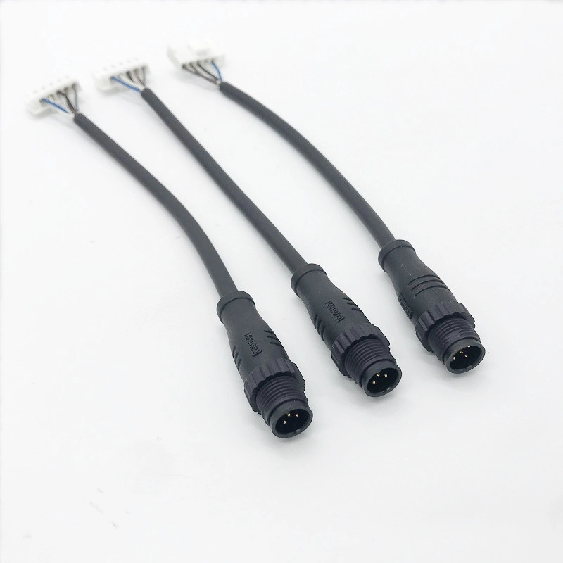 M12 Male Type A-coding 5 Pin Plug Cable Connector
