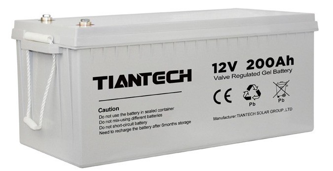 12V 200Ah portable gel battery