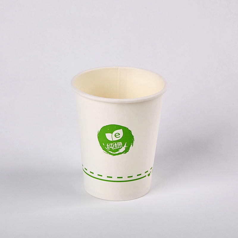Aqueous Barrier Coating Disposable Eco Friendly Custom Logo Paper Coffee Cup