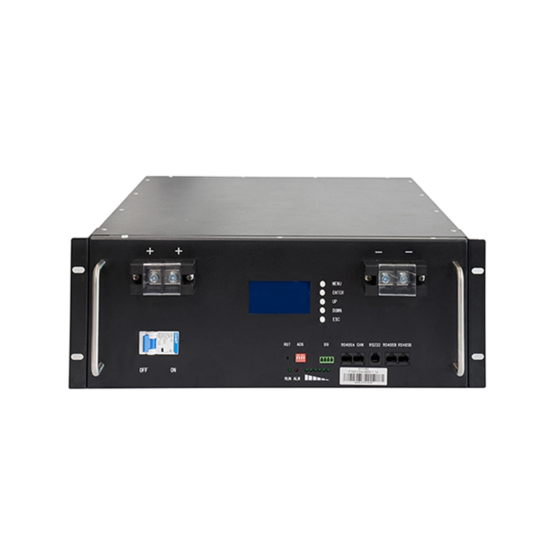 48V 100AH Rack-mounted Black  Lithium-ion Battery For Home