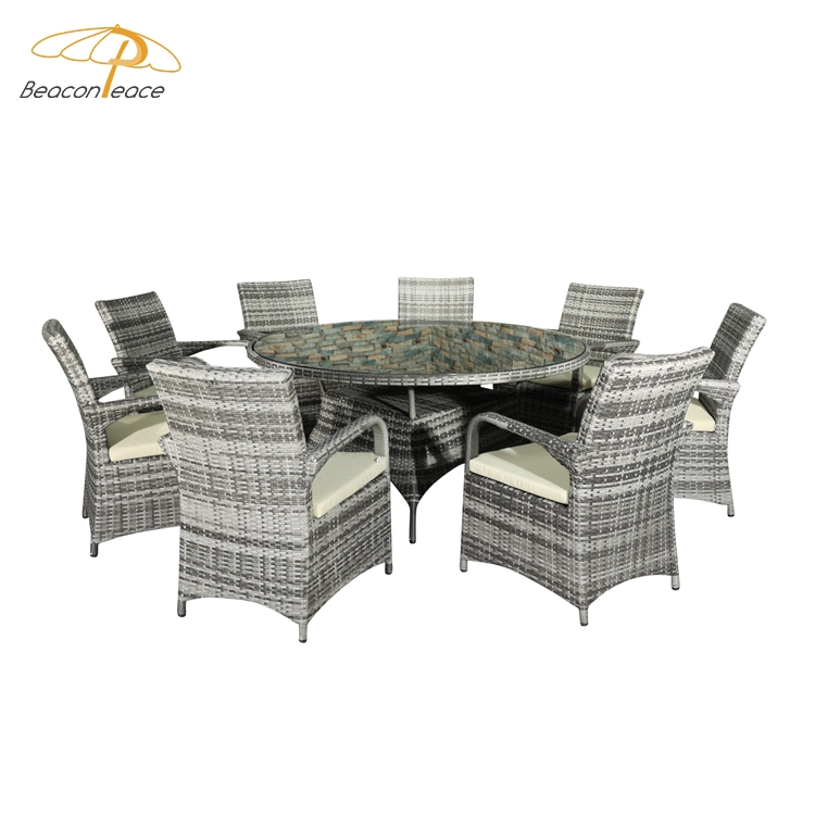 Rattan Outdoor Garden Furniture Wicker Dining Table Set