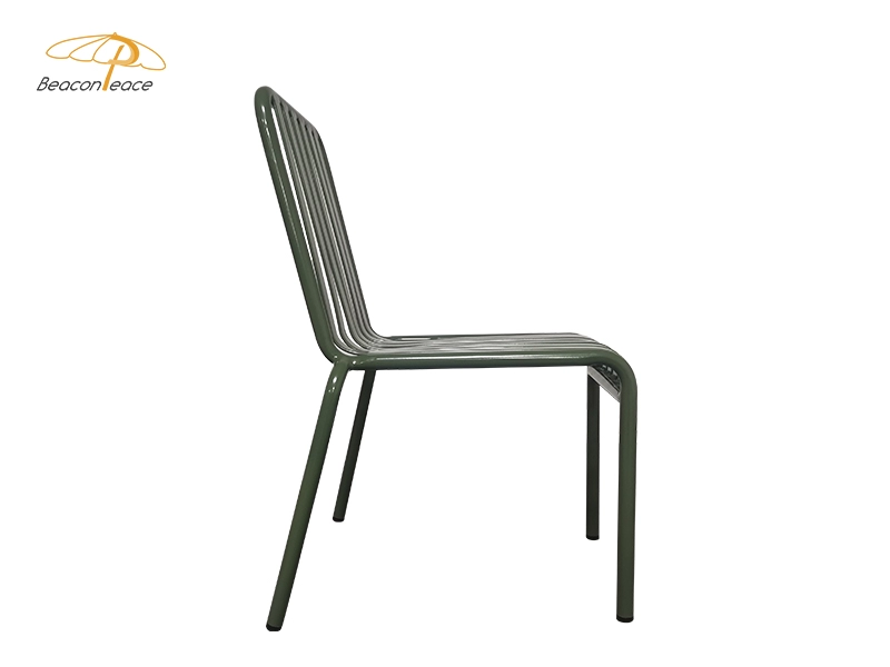 Outdoor Modern Dining Chair Stacking Dining Chair