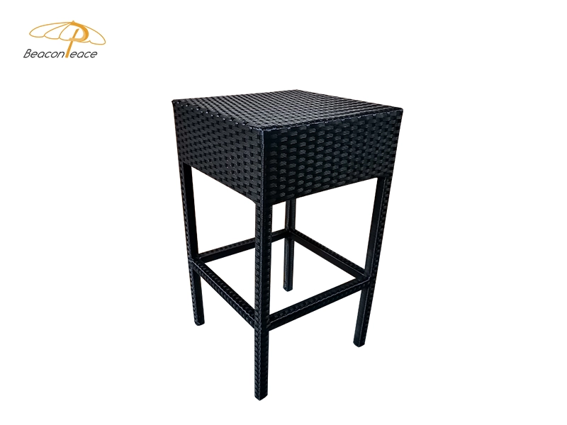 Bistro Outdoor Patio Casual Wicker Aluminum Table Chair Set