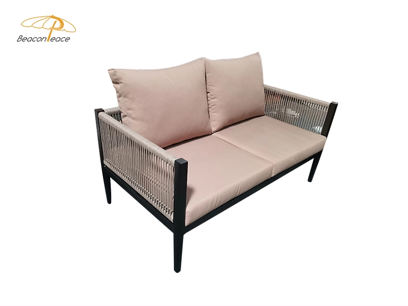 Outdoor Single Sofa Chair with Cushions Furniture Hotel Garden Patio