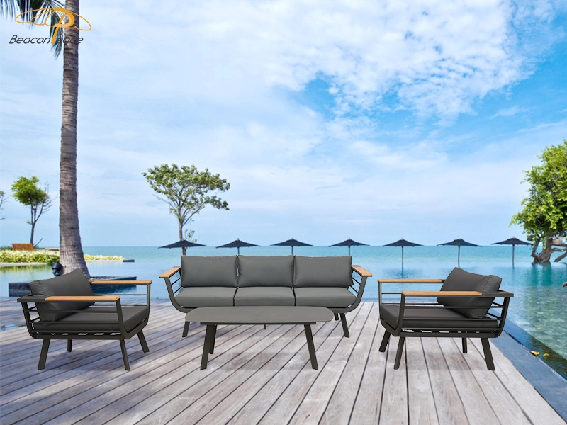 Leisure Combination Furniture Aluminum Outdoor Patio Sofa Set