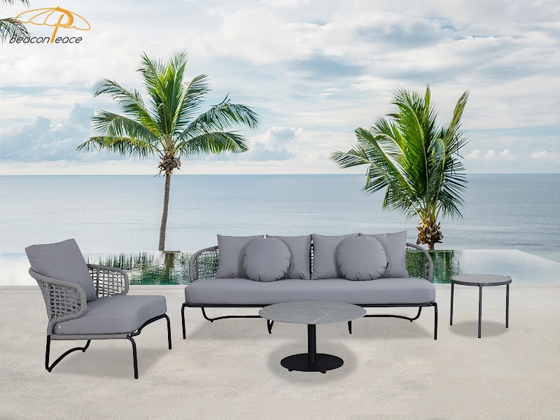 Manufacturer Patio Garden Outdoor Double Sitting Sofa