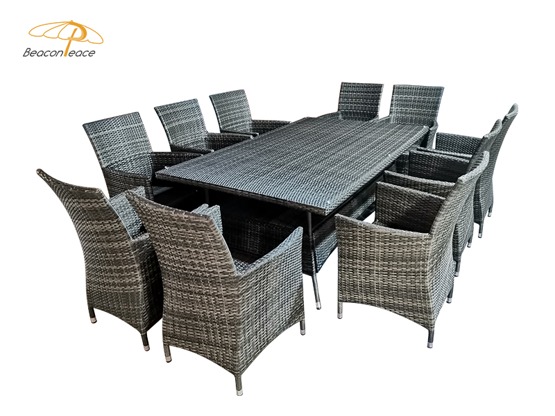 Patio Furniture All Weather Dining Table Chair Set