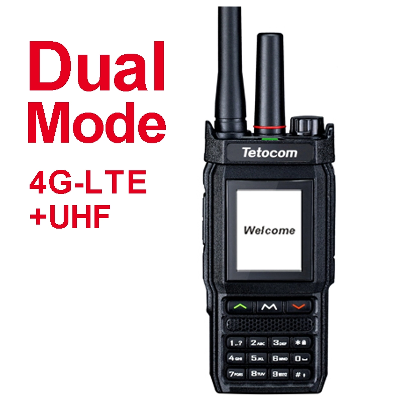 T17 Dual Mode Radio 4G -LTE And UHF Walkie Talkie
