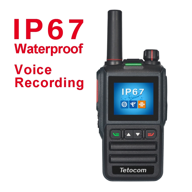 Tetocom R358 Waterproof IP67 Protection Rating 4G PoC LTE Global Network Radio