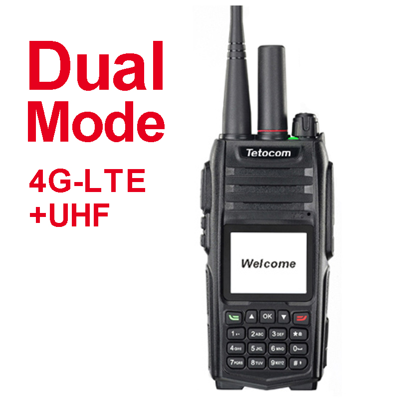 T12 4G Walkie Talkie Dual Mode POC+UHF Radios