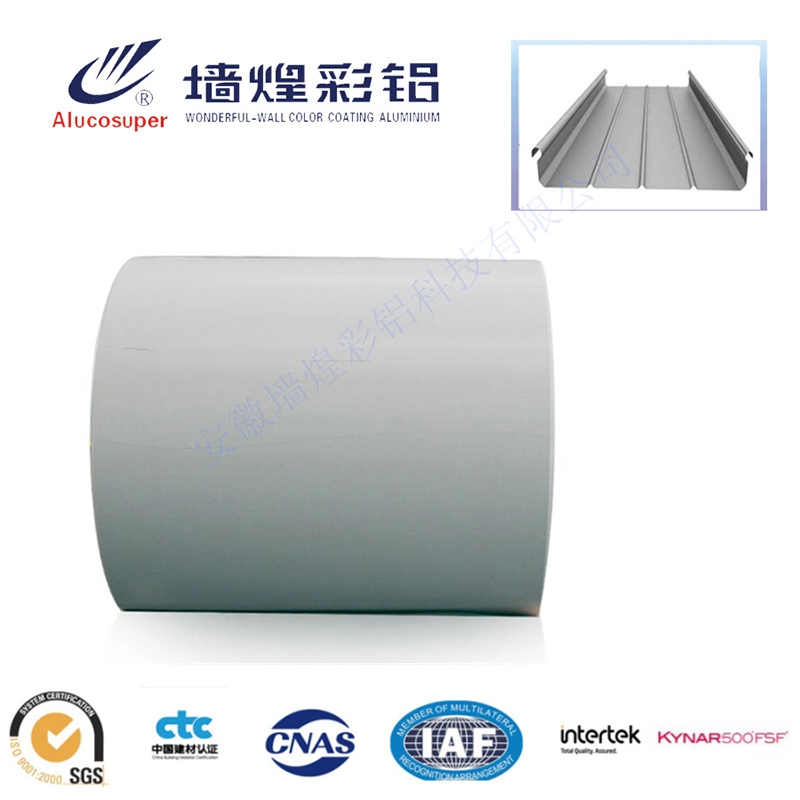 AA3003, AA3004 Prepainted Aluminum Roofing Sheet with PVDF Coating