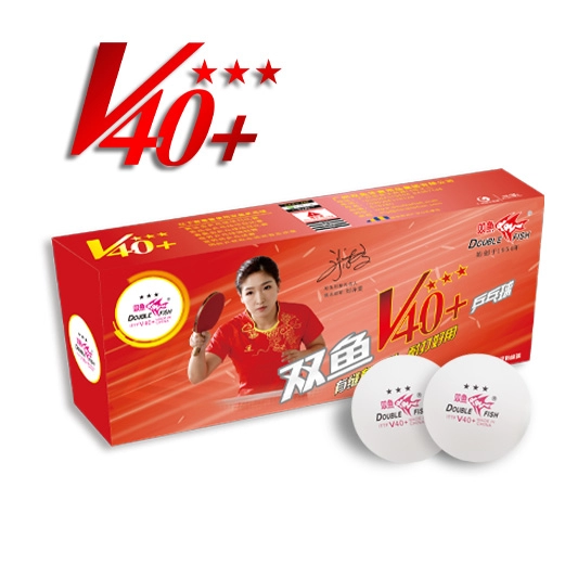 Best Quality Double Fish V40+ Volant 3 Stars Table Tennis Ball