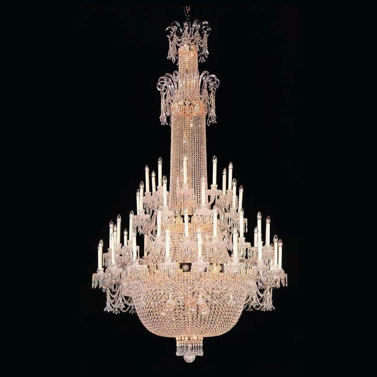 Luxury crystal empire chandelier for wedding tent