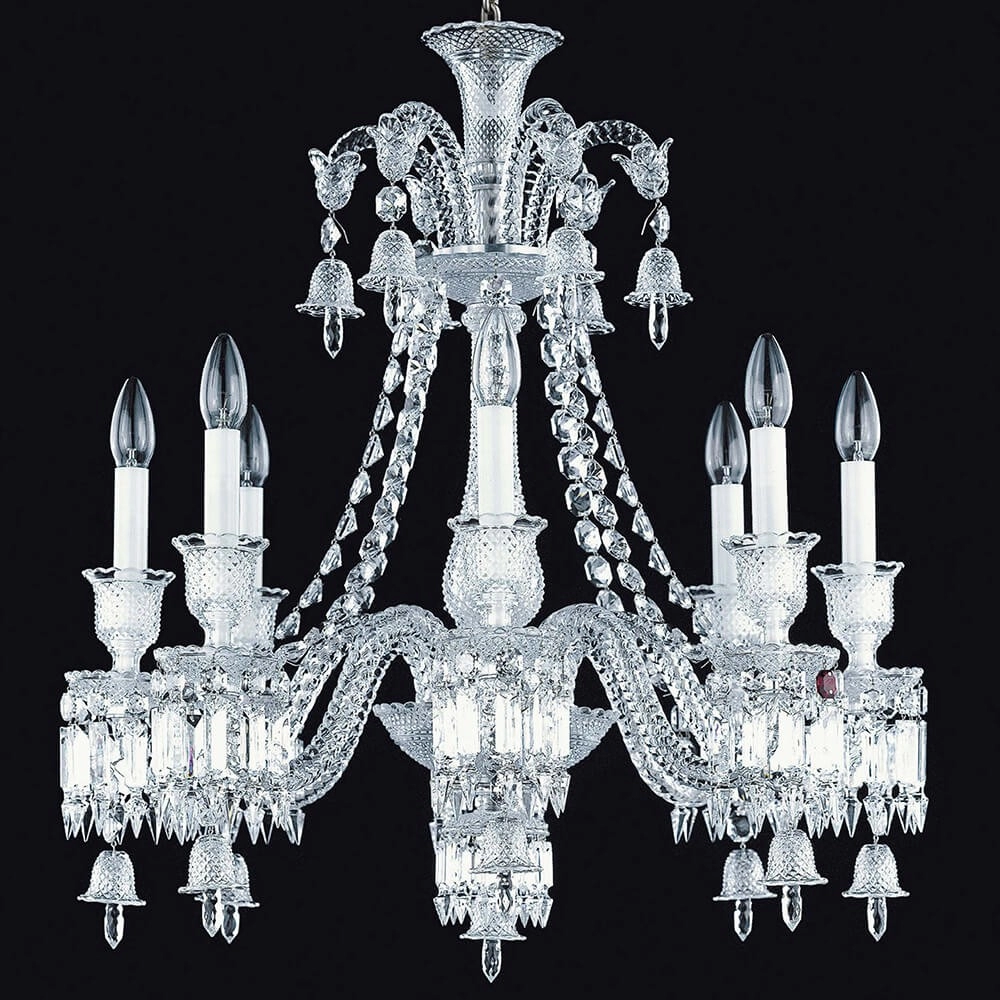 8 lights baccarat crystal chandelier for bedroom