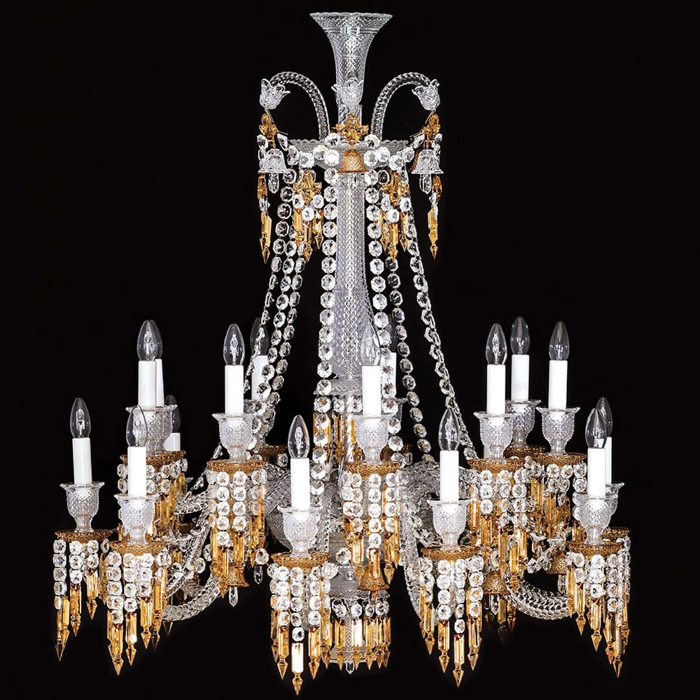 18 lights Zenith baccarat chandelier affordable prices for villa