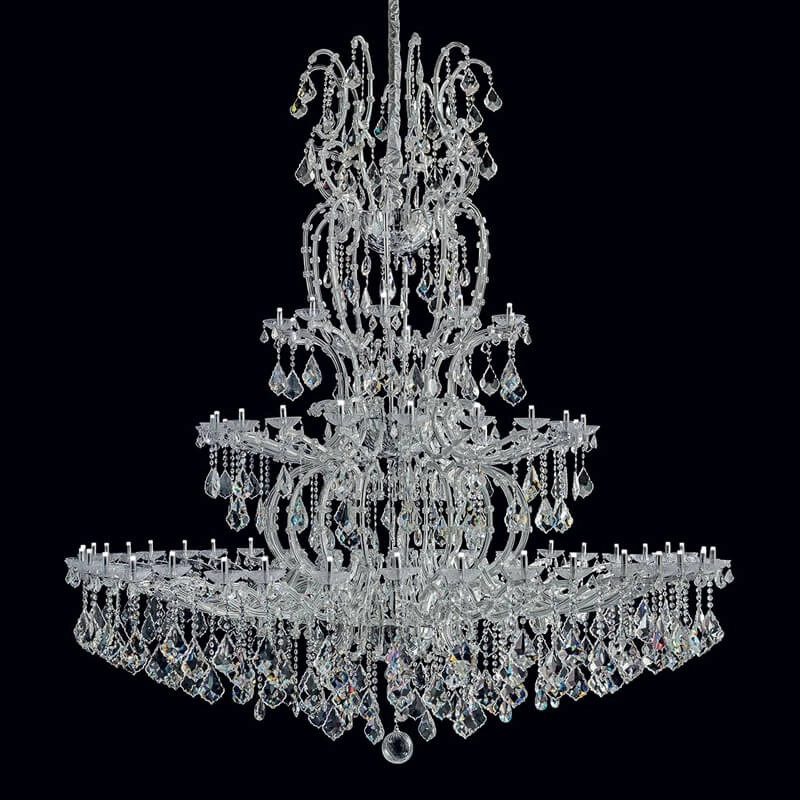 70 Lights luxury maria theresa large crystal chandeliers
