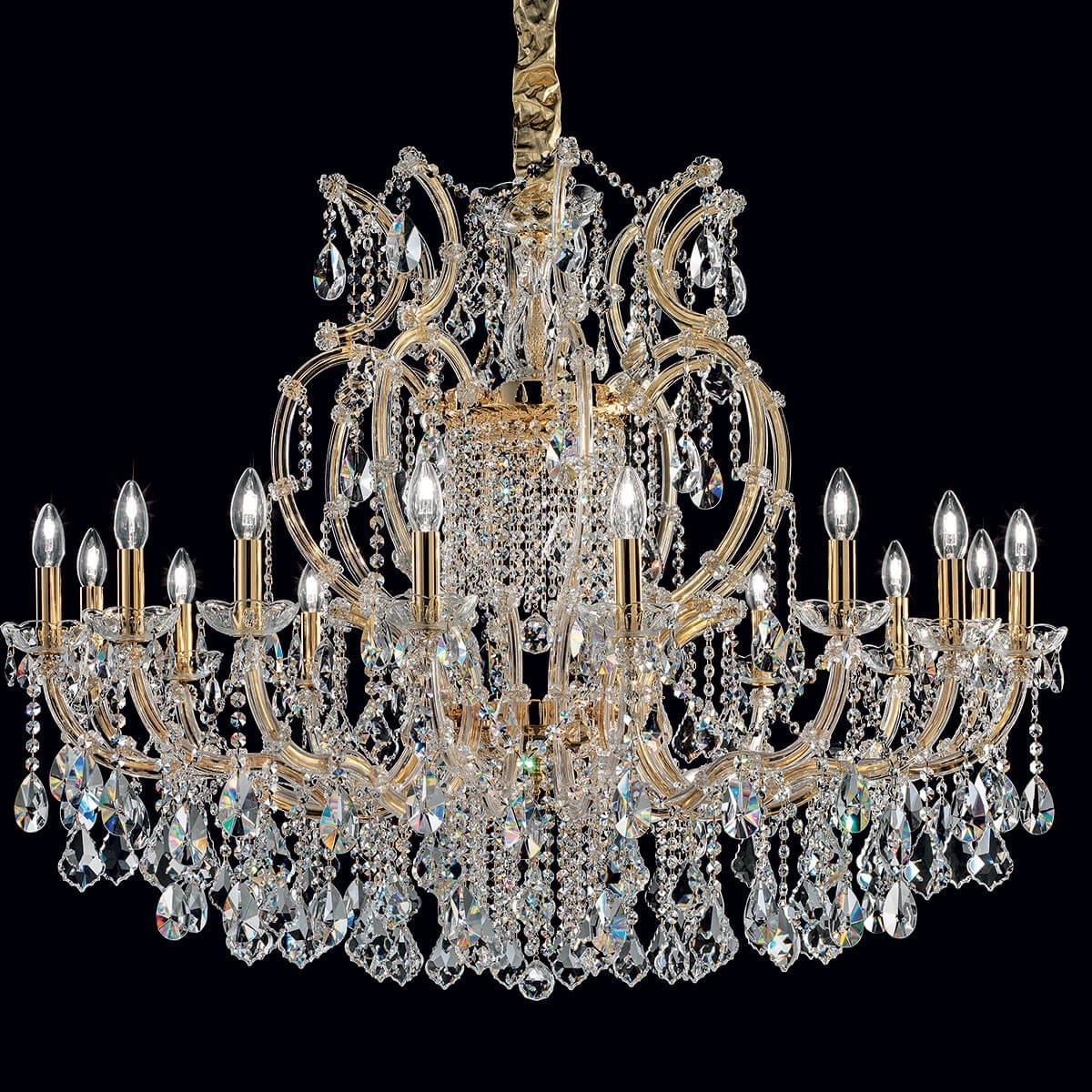 Large maria theresa chandeliers for ballroom