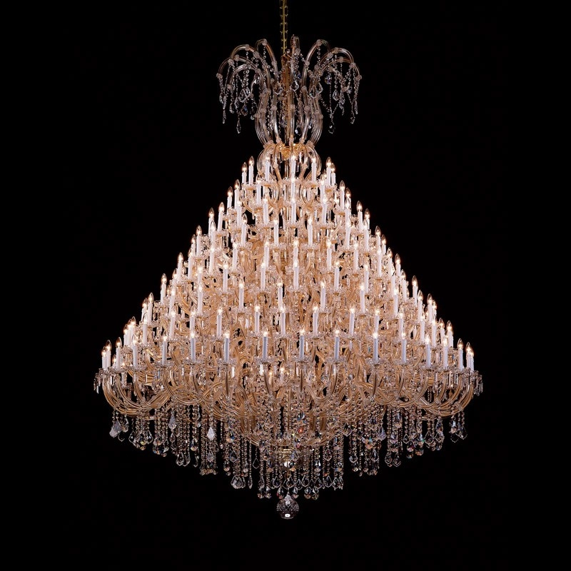 200 lights extra large crystal maria thresa chandelier for church