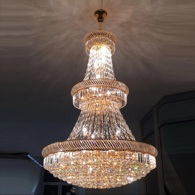 French lustre empire crystral chandelier for palace