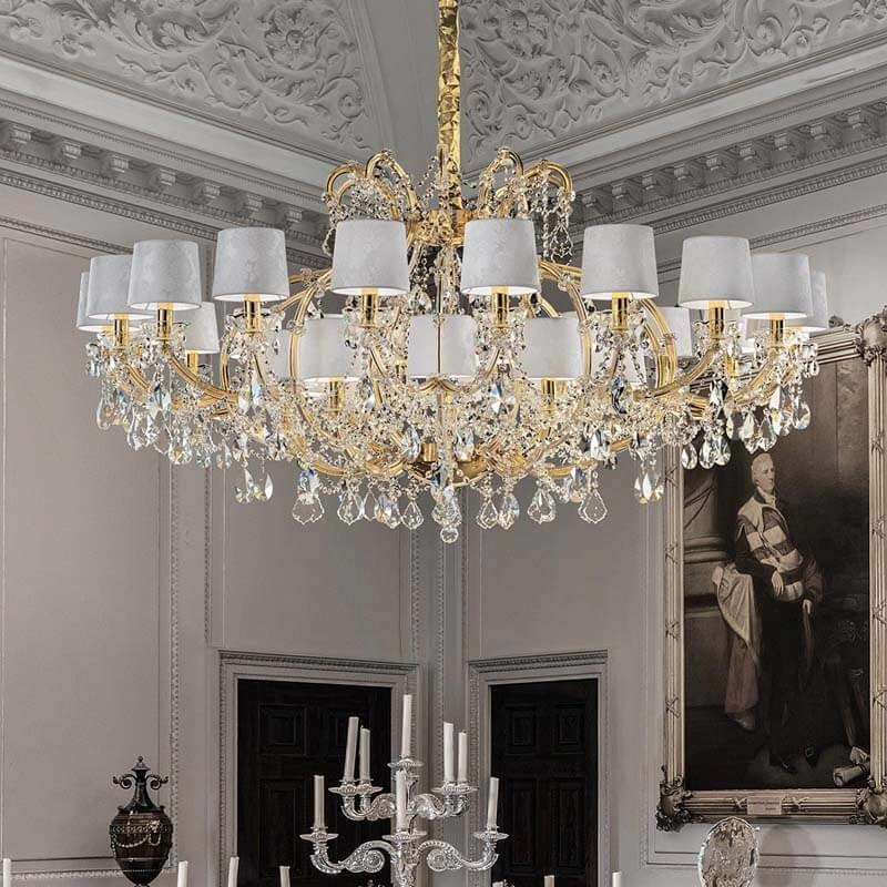 Short maria theresa luxury chandelier for villa entrance