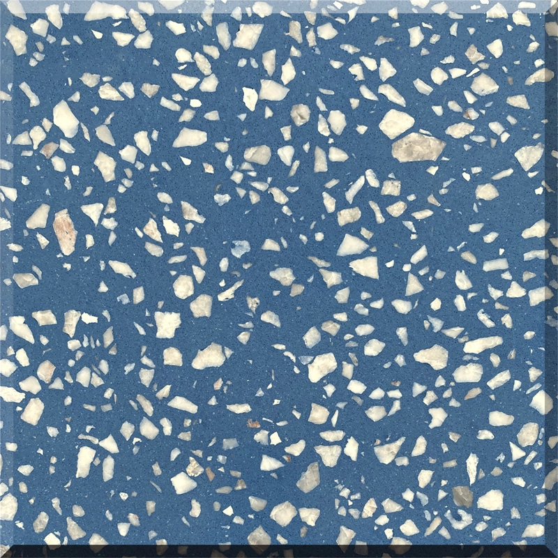 Blue Terrazzo Tile WT-B512 Terrazzo Flooring Terrazzo Countertop