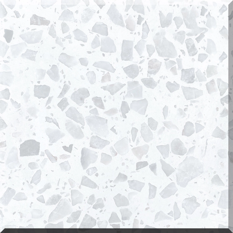 White Terrazzo Tile WT-W116 Terrazzo Flooring Terrazzo Countertop