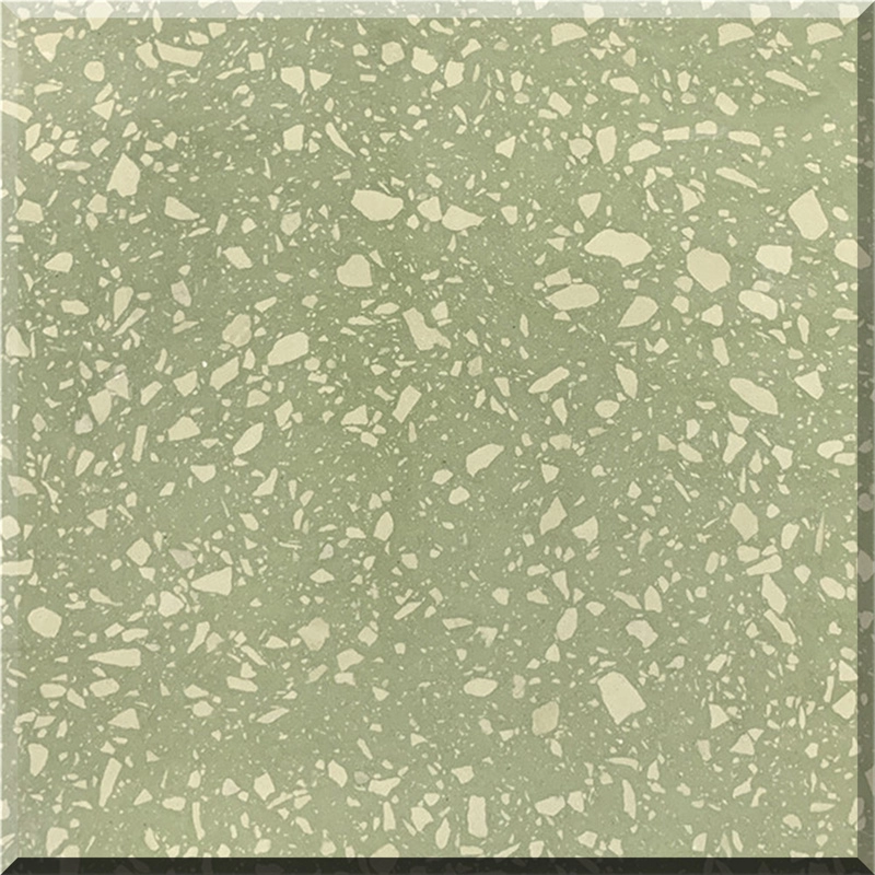 Green Terrazzo Tile WT-G428 Terrazzo Flooring Terrazzo Countertop