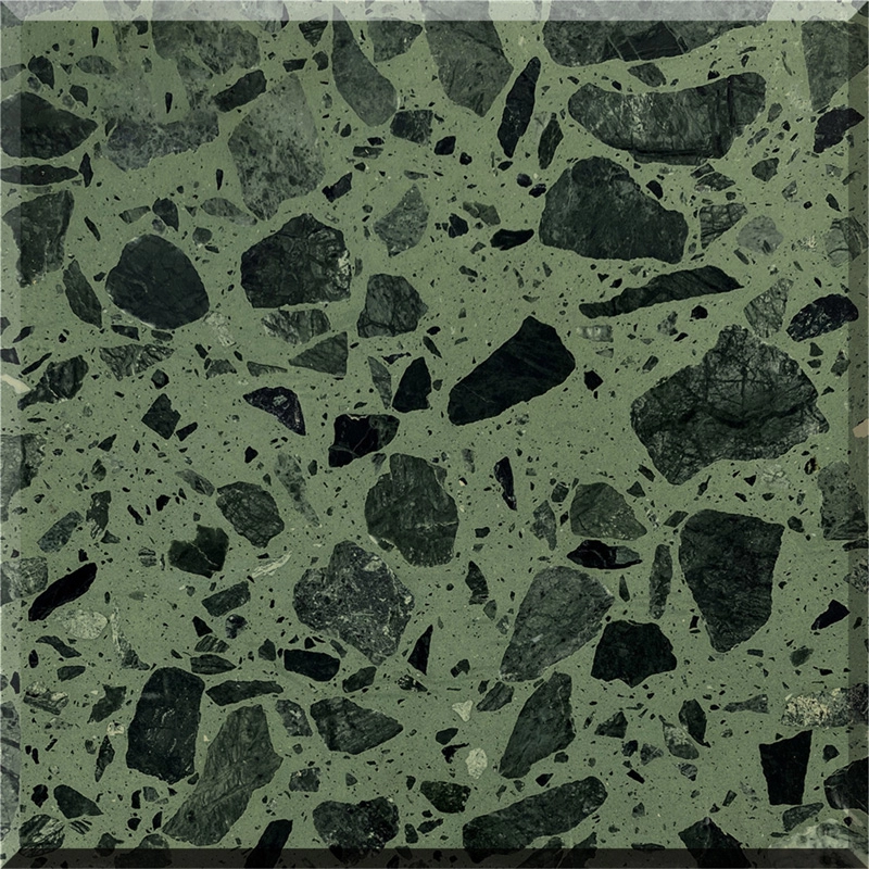 Green Terrazzo Tile WT-G413 Terrazzo Flooring Terrazzo Countertop