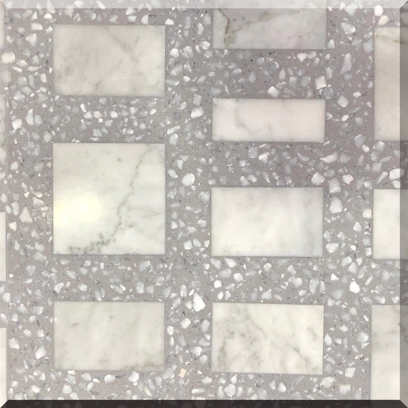 Gray Terrazzo Tile WT-G612 Terrazzo Flooring Terrazzo Countertop